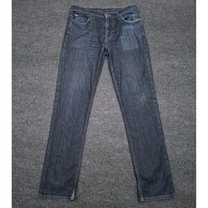 Joes Jeans Mens 32  Blue Savile Row‎ Straight Slim Mid Rise Whiskered Dark Wash